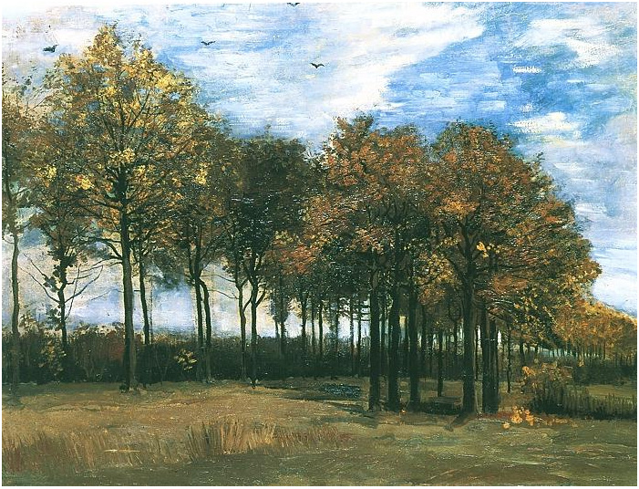 Vincent van Gogh's Autumn Landscape Painting