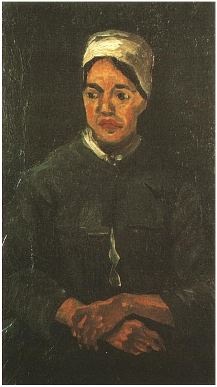 Vincent van Gogh's Peasant Woman, Seated (Half-Figure) Painting