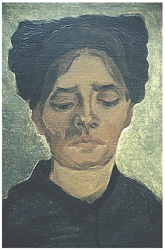 Head of a Peasant Woman with Dark Cap