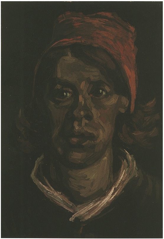 Vincent van Gogh Head of a Woman Painting Vincent van Gogh's Head of a Woman Painting