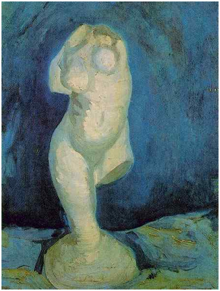 Vincent van Gogh Plaster Statuette of a Female Torso Painting Vincent van Gogh's Plaster Statuette of a Female Torso Painting