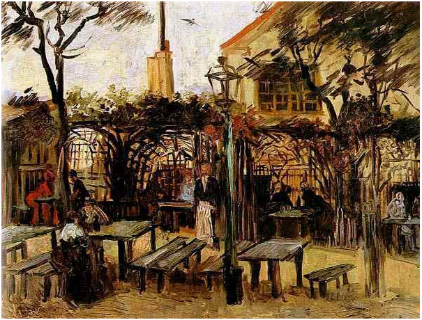 Terrace of a Cafe on Montmartre (La Guinguette)