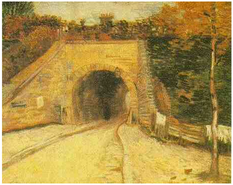 Vincent van Gogh's Roadway with Underpass (The Viaduct) Painting