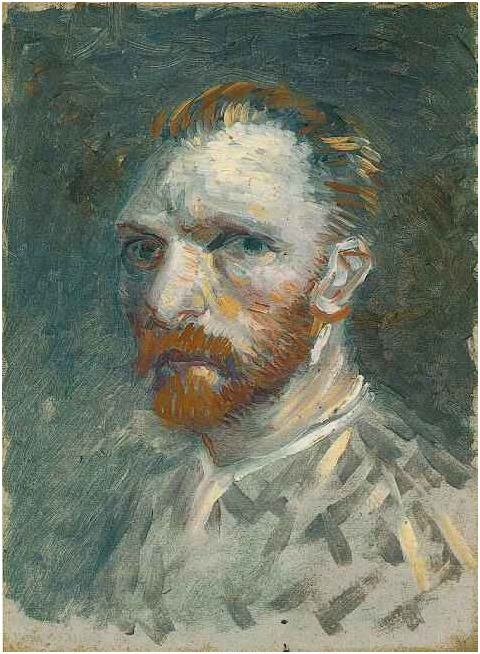 Vincent van Gogh Self-Portrait Painting Vincent van Gogh's Self-Portrait Painting