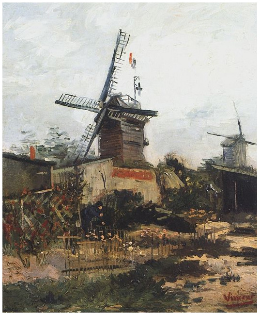 Le Moulin de Blute Fin - Vincent van Gogh