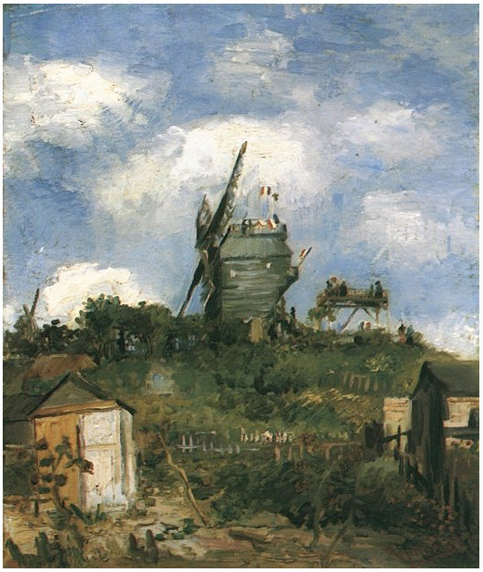 Vincent van Gogh's Le Moulin de la Galette Painting