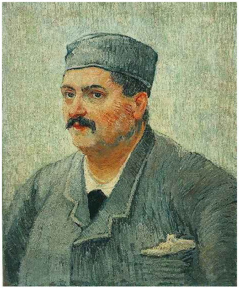 Vincent van Gogh Portrait of a Man with a Skull Cap Painting Vincent van Gogh's Portrait of a Man with a Skull Cap Painting