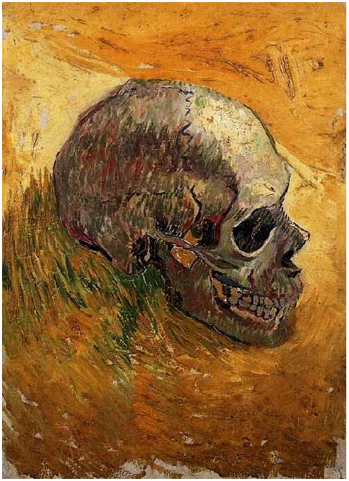 Vincent van Gogh's Skull Painting