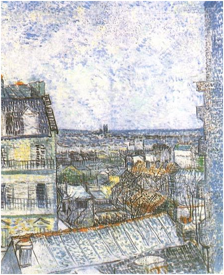 Van Gogh “View of Paris from Vincent’s Room” Art Poster Van Gogh “View of Paris from Vincent’s Room” Art Poster
