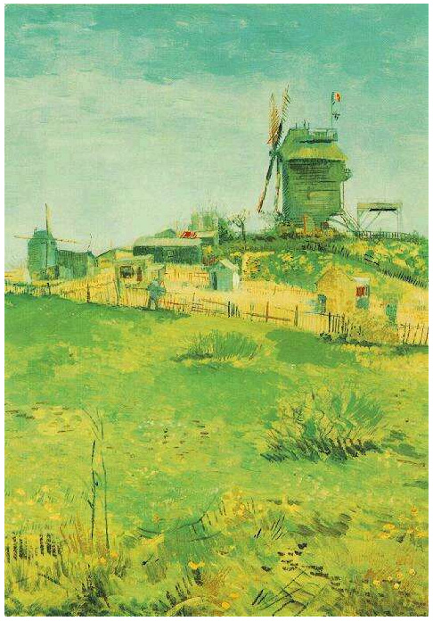 Le Moulin de la Galette by Vincent Van Gogh 296 Painting