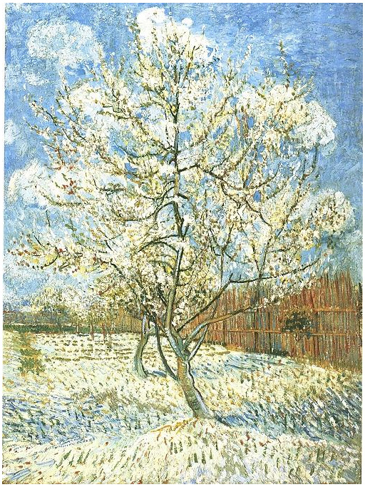 Vincent van Gogh Peach Tree in Blossom Painting Vincent van Gogh's Peach Tree in Blossom Painting