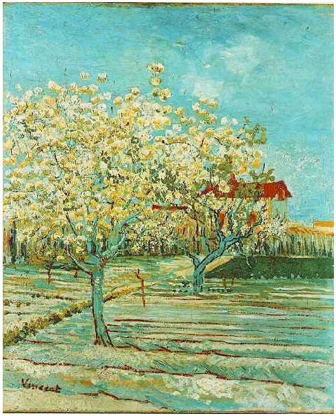 Van Gogh Orchard in Blossom