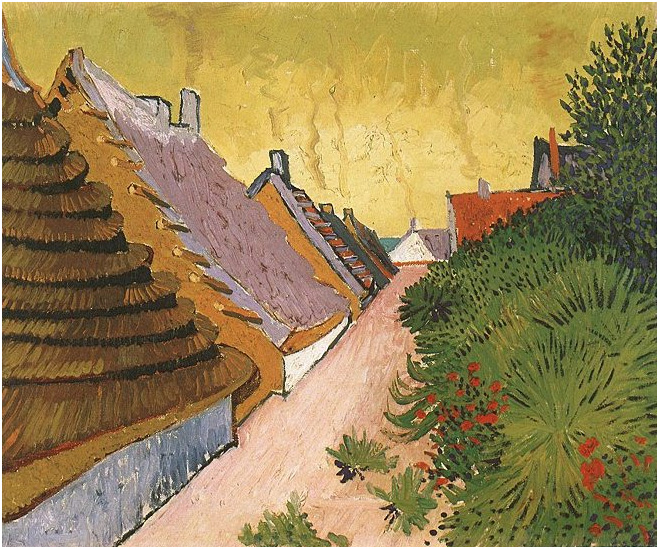 Van Gogh Painting Street in Saintes-Maries