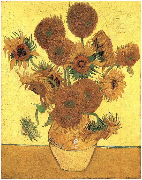 Still Life: Vase with Fifteen Sunflowers