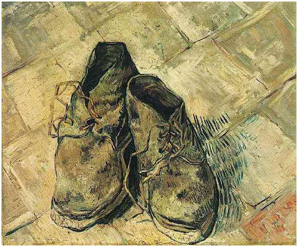 Vincent van Gogh's Pair of Shoes, A Painting