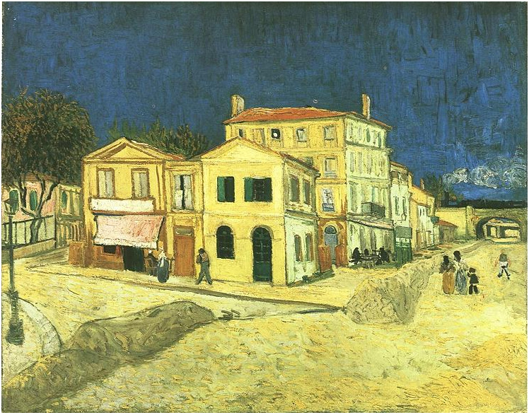 Vincent van Gogh's Vincent's House in Arles (The Yellow House) Painting