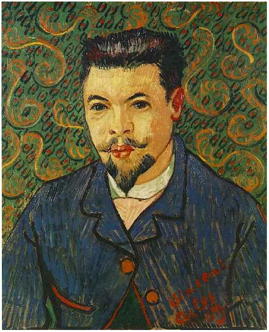 Vincent van Gogh Portrait of Doctor Felix Rey Painting Vincent van Gogh's Portrait of Doctor Felix Rey Painting