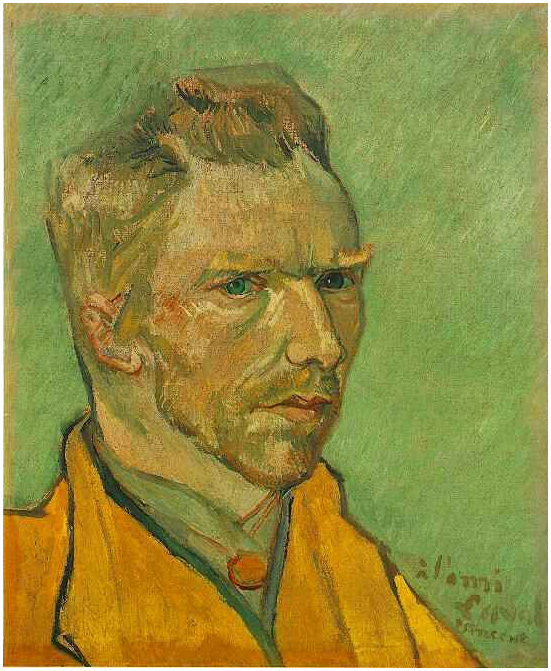 Vincent van Gogh Self-Portrait Painting Vincent van Gogh's Self-Portrait Painting