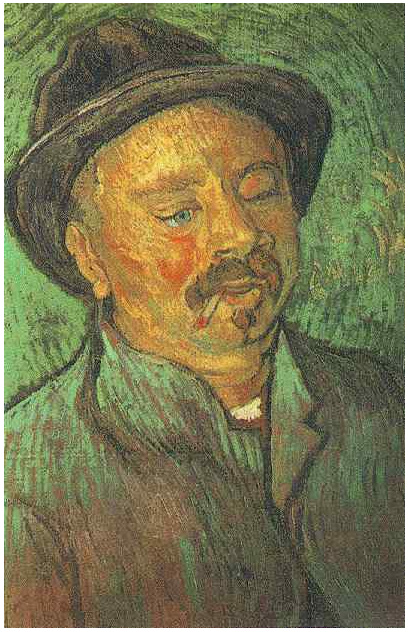 Vincent van Gogh's Portrait of a One-Eyed Man Painting