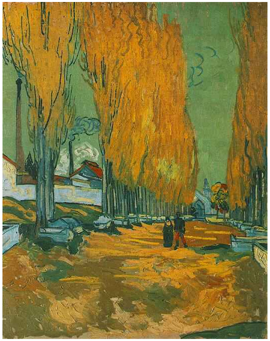 van gogh les alyscamps