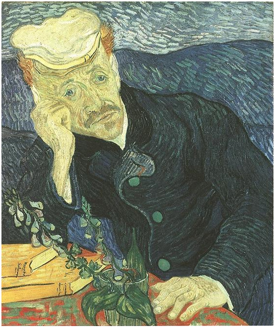 Portrait of Doctor Gachet - Vincent van Gogh