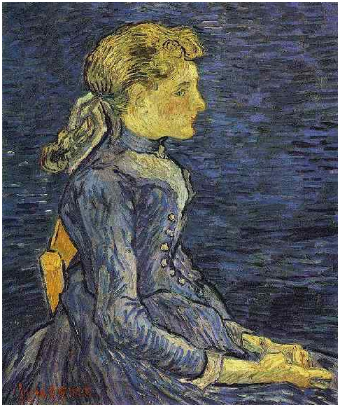 Van Gogh Painting Portrait of Adeline Ravoux