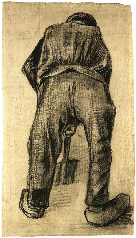 Vincent van Gogh Digger Drawing Vincent van Gogh's Digger Drawing