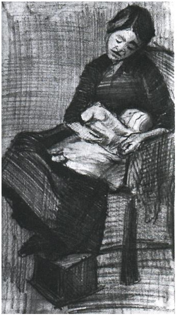 Van Gogh Drawing Sien Nursing Baby