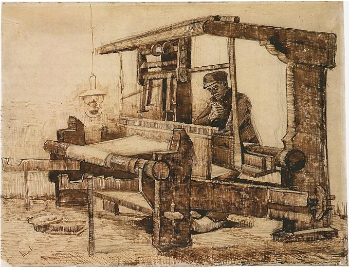 Vincent van Gogh Weaver Drawing Vincent van Gogh's Weaver Drawing