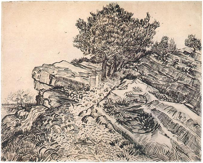  Van Gogh Kept Sketches Drawings with simple drawing