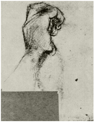 Vincent van Gogh Sketch of a Left Hand Drawing Vincent van Gogh's Sketch of a Left Hand Drawing