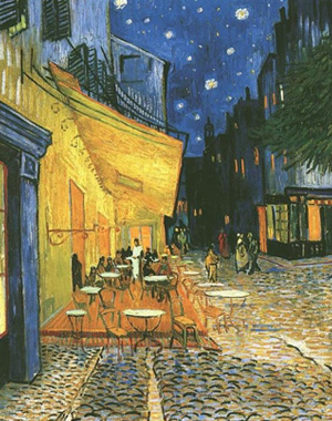Cafe Terrace Place du forum by van Gogh