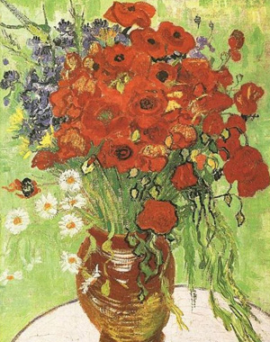 Red Poppies and Daisies by van Gogh