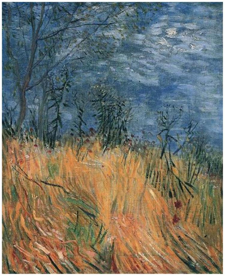 Edge of a Wheatfield with Poppies
