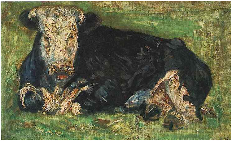 Vincent van Gogh Vaca acostada Painting Vincent van Gogh's Vaca acostada Painting