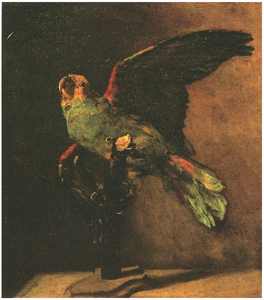 Vincent van Gogh Green Parrot, The Painting Vincent van Gogh's Green Parrot, The Painting
