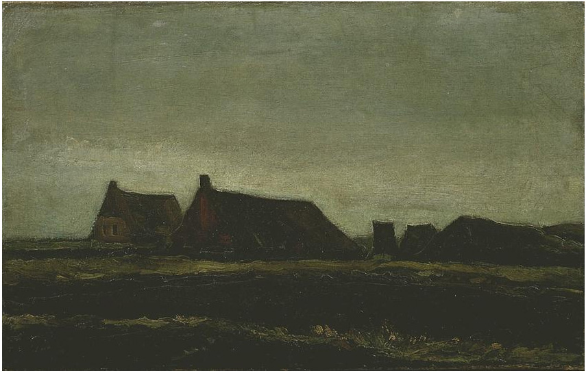 Vincent van Gogh Casitas de campo Painting Vincent van Gogh's Casitas de campo Painting