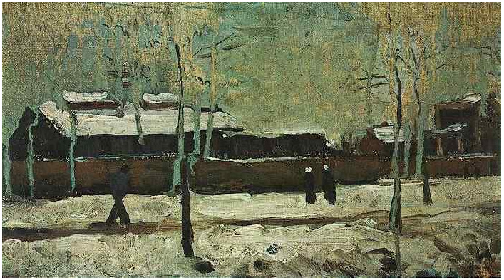 Vincent van Gogh Old Station at Eindhoven, The Painting Vincent van Gogh's Old Station at Eindhoven, The Painting