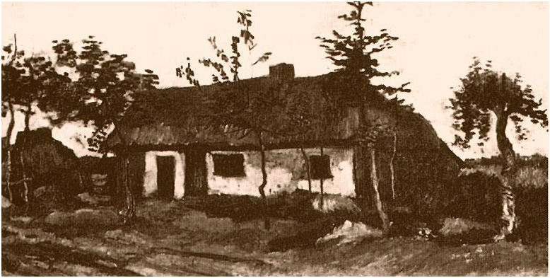 Vincent van Gogh Casita de campo Painting Vincent van Gogh's Casita de campo Painting