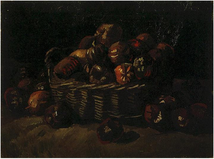Vincent van Gogh Basket of Apples Painting Vincent van Gogh's Basket of Apples Painting