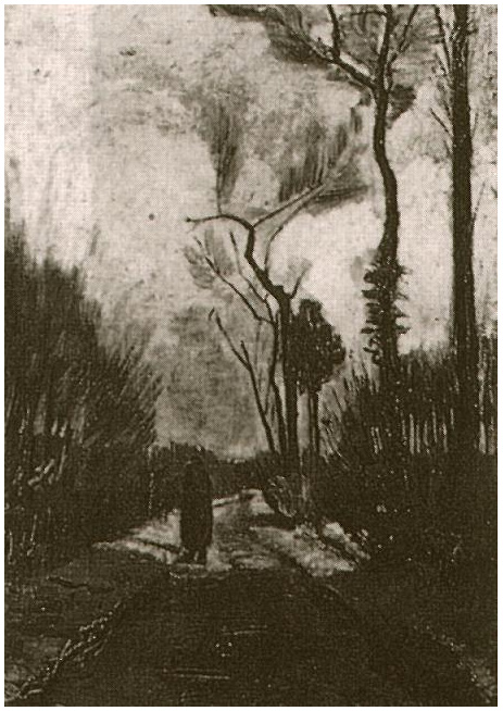 Vincent van Gogh Camino en otoño Painting Vincent van Gogh's Camino en otoño Painting