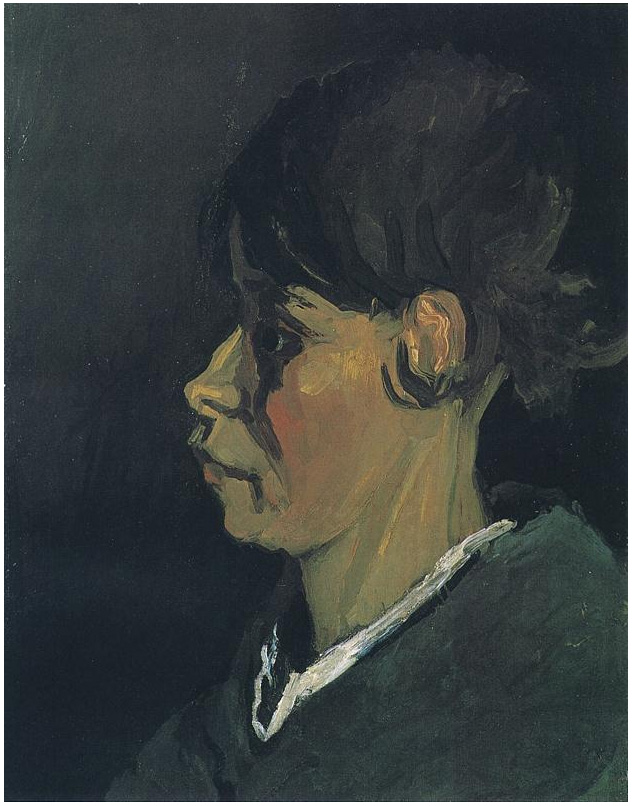 Vincent van Gogh Head of a Peasant Woman Painting Vincent van Gogh's Head of a Peasant Woman Painting