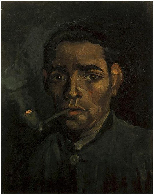 Vincent van Gogh Cabeza de un hombre Painting Vincent van Gogh's Cabeza de un hombre Painting