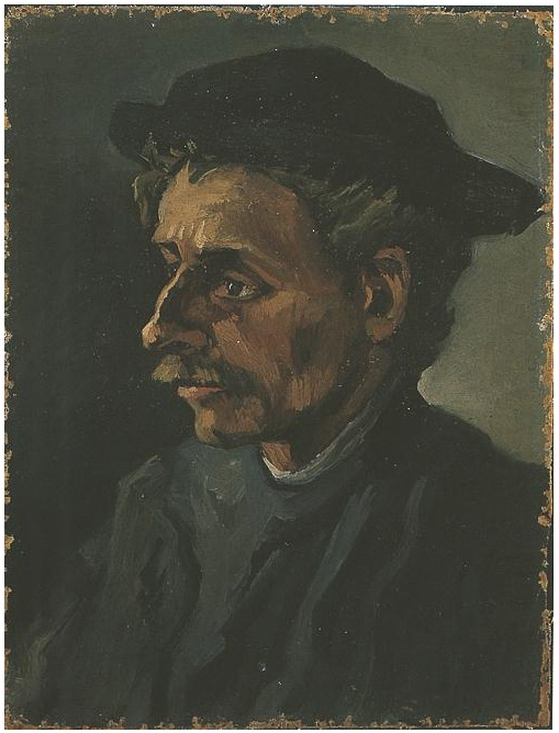 Vincent van Gogh Cabeza de un hombre Painting Vincent van Gogh's Cabeza de un hombre Painting