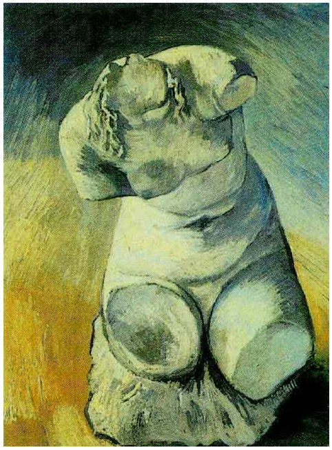 Vincent van Gogh Estatuilla de yeso de un torso femenino Painting Vincent van Gogh's Estatuilla de yeso de un torso femenino Painting