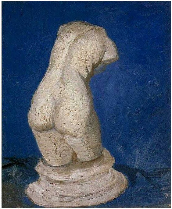 Vincent van Gogh Estatuilla de yeso de un torso femenino Painting Vincent van Gogh's Estatuilla de yeso de un torso femenino Painting