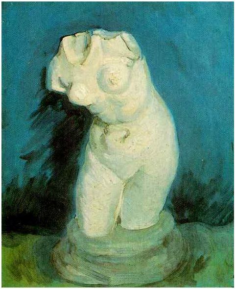 Vincent van Gogh Plaster Statuette of a Female Torso Painting Vincent van Gogh's Plaster Statuette of a Female Torso Painting