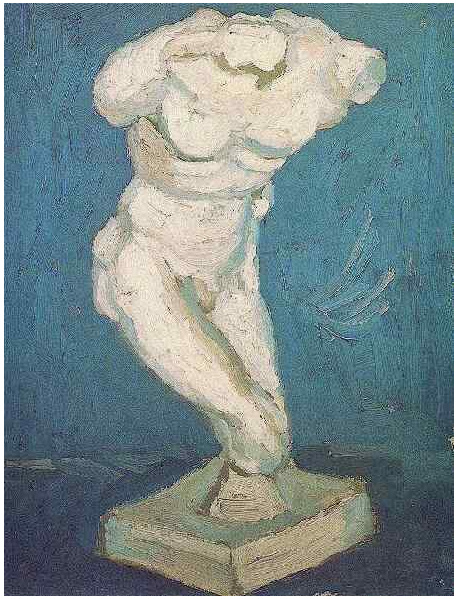 Vincent van Gogh Estatuilla de yeso de un torso masculino Painting Vincent van Gogh's Estatuilla de yeso de un torso masculino Painting