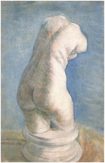 Vincent van Gogh Estatuilla de yeso de un torso femenino Painting Vincent van Gogh's Estatuilla de yeso de un torso femenino Painting
