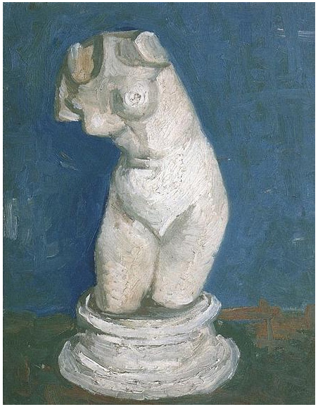 Vincent van Gogh Estatuilla de yeso de un torso femenino Painting Vincent van Gogh's Estatuilla de yeso de un torso femenino Painting